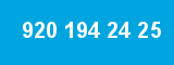 920 194 24 25